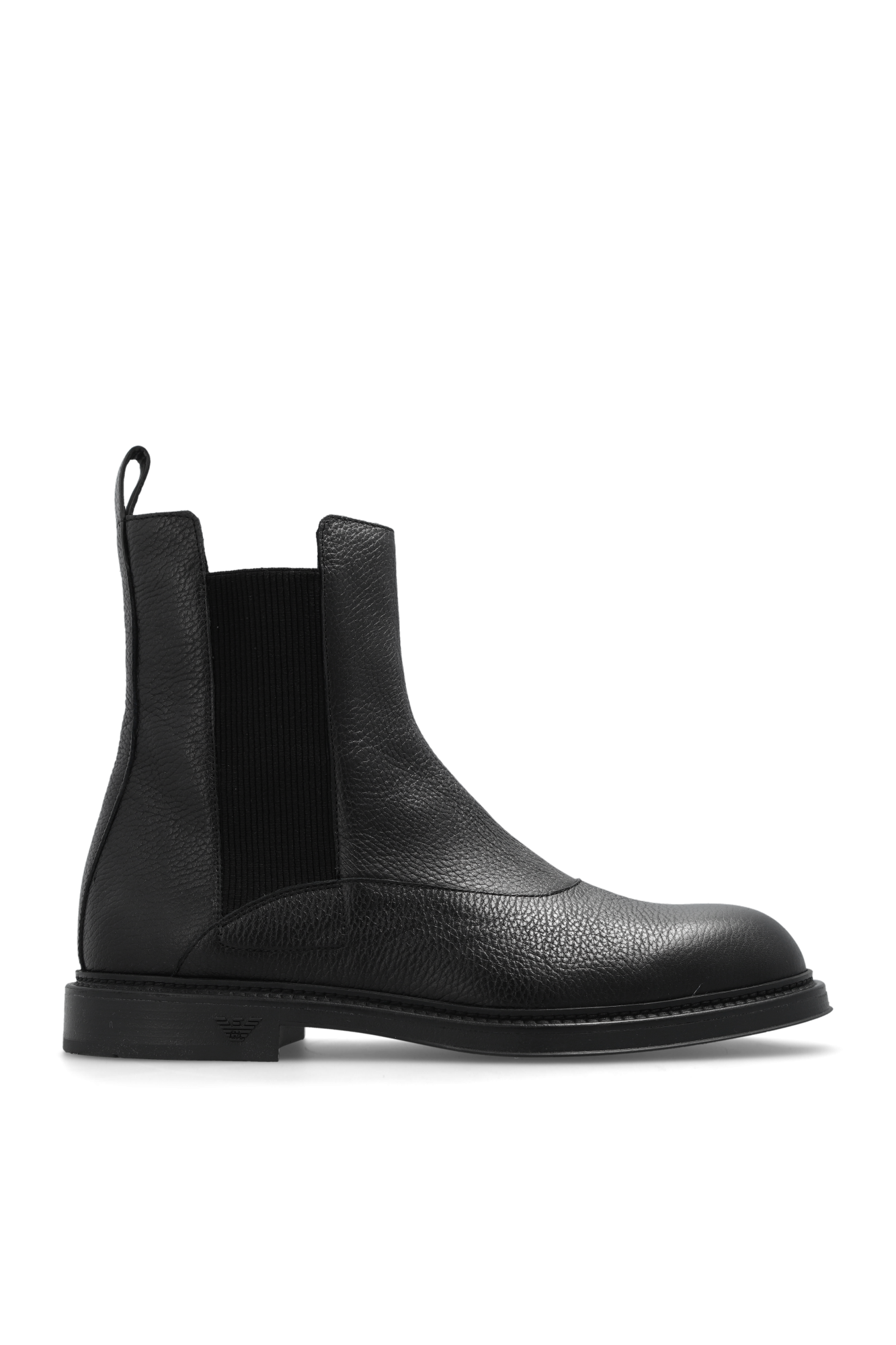 Emporio Armani Leather Chelsea boots | Men's | Vitkac